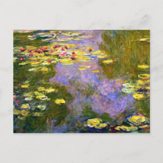 Postal Claude Monet: Lilies de agua