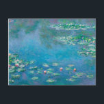 Postal Claude Monet. Lilies de agua. Impresionismo francé<br><div class="desc">Postal de Claude Monet "Water Lilies".</div>