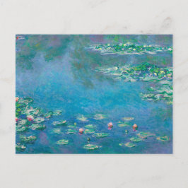 Postal Claude Monet. Lilies de agua. Impresionismo francé
