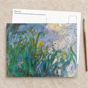 Postal Claude Monet - Lirios (Iris)