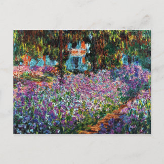 Postal Claude Monet: Los irlandeses en el jardín de Monet