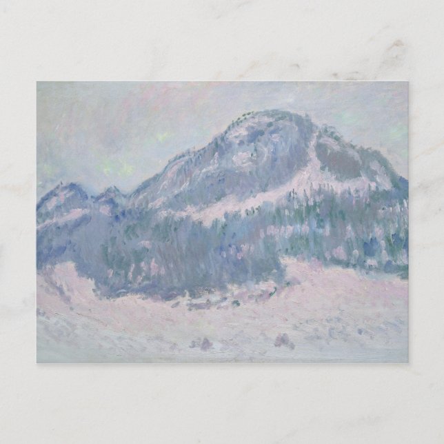 Postal Claude Monet | Monte Kolsaas, Noruega, 1895 (Anverso)