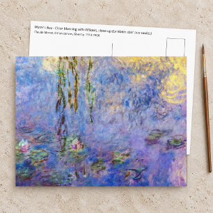 Postal Claude Monet - Nenúfares