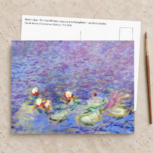 Postal Claude Monet - Nenúfares