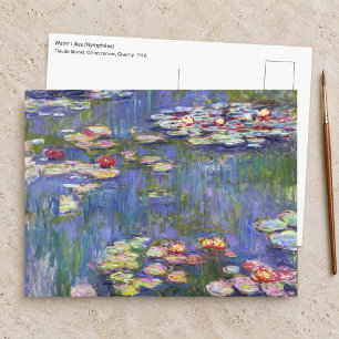 Postal Claude Monet - Nenúfares / Ninféas
