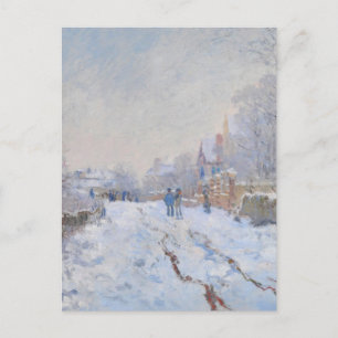 Postal Claude Monet // Nieve en Argenteuil