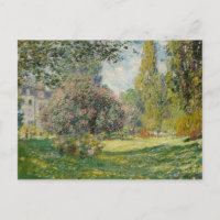 Claude Monet - Paisaje: El Monceau del Parque