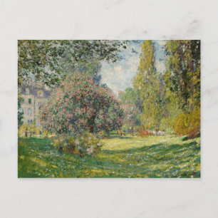 Postal Claude Monet - Paisaje: El Monceau del Parque