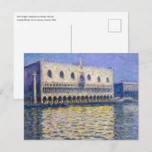 Postal Claude Monet - Palacio de los perros