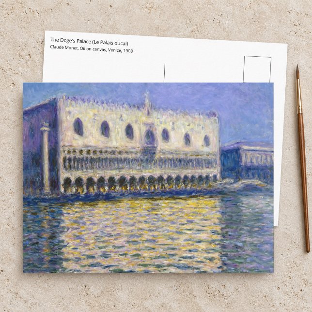 Postal Claude Monet - Palacio Ducal (Subido por el creador)