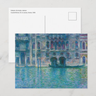 Postal Claude Monet - Palazzo da Mula