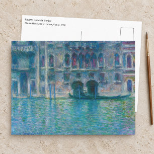 Postal Claude Monet - Palazzo da Mula