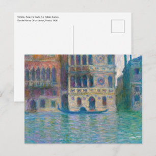 Postal Claude Monet - Palazzo Dario