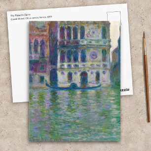 Postal Claude Monet - Palazzo Dario