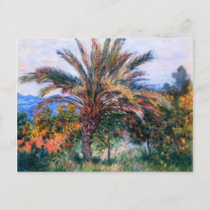 Postal Claude Monet: Palm Tree en Bordighera