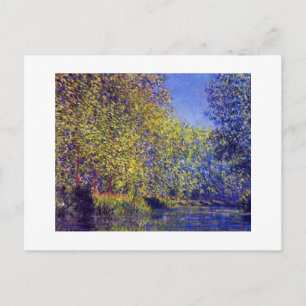 Postal Claude Monet pinta doblado en Epte cerca de Givern