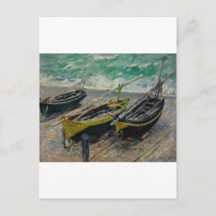 Postal Claude Monet Pintura Aceite de tela Naturaleza art