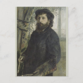 Postal Claude Monet por Pierre-Auguste Renoir