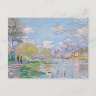 Postal Claude Monet - Primavera Por El Sena