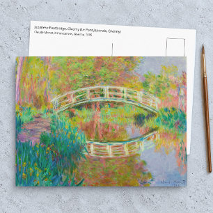 Postal Claude Monet - Puente Japonés, Giverny