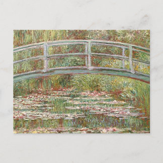 Postal Claude Monet - Puente sobre un estanque de lirios