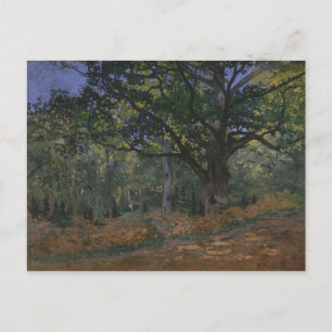 Postal Claude Monet Roble Bodmer, Fontainebleau Fores