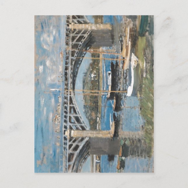 Postal Claude Monet Seine Argenteuil Seinebr?cke bei Arge (Anverso)