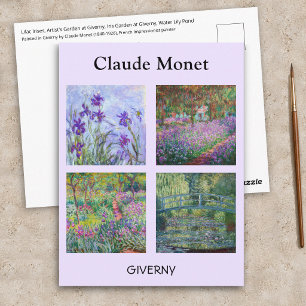 Postal Claude Monet - Selección de Obras Maestras de Give