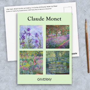 Postal Claude Monet - Selección de Obras Maestras de Give