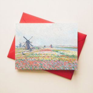 Postal Claude Monet Tulip Fields Impresionista de La Haya