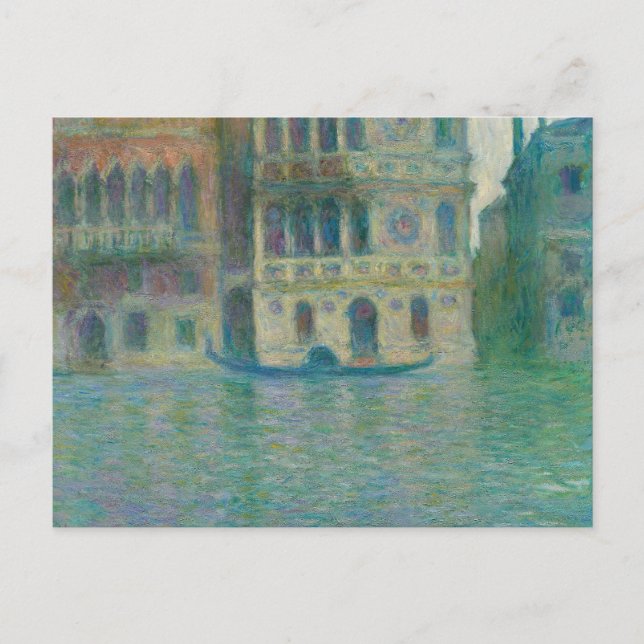Postal Claude Monet - Venecia, Palazzo Dario (Anverso)