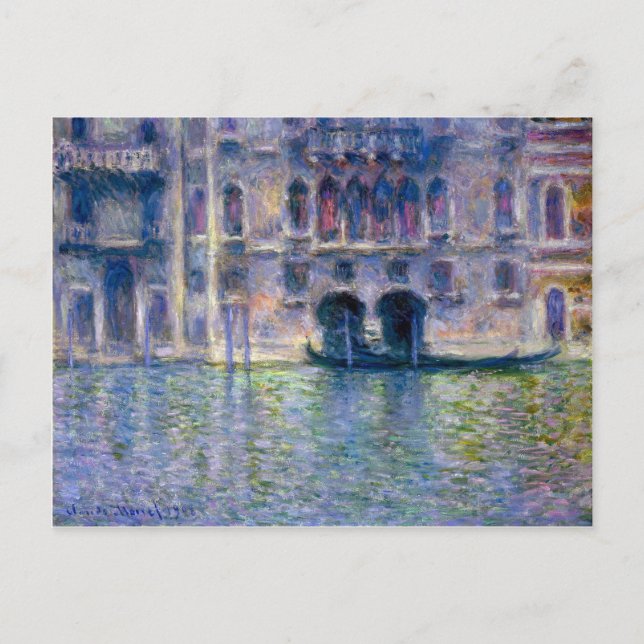 Postal Claude Monet Venice (Anverso)