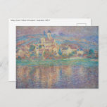 Postal Claude Monet - Vetheuil, atardecer<br><div class="desc">Velos,  atardecer/velo,  soleil couchant - Claude Monet,  1900-01</div>