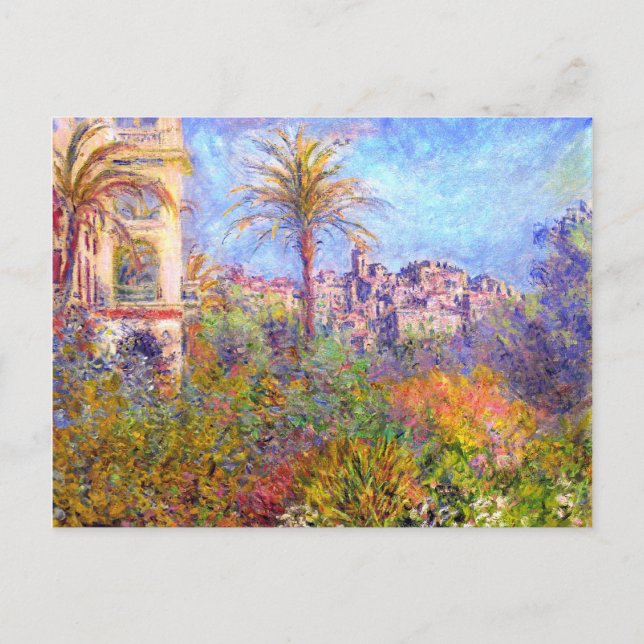 Postal Claude Monet: Villas de Bordighera (Anverso)