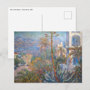 Postal Claude Monet - Villas de Bordighera
