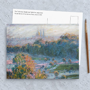 Postal Claude Monet - Vista de las Tullerías, Estudio