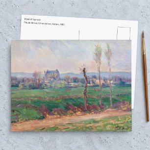 Postal Claude Monet - Vista de Vernon