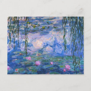 Postal Claude Monet - Water Lilies