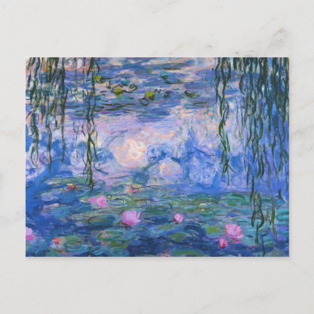 Postal Claude Monet - Water Lilies (Anverso)