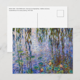 Postal Claude Monet - Water Lilies