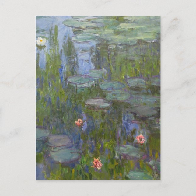 Postal Claude Monet - Water Lilies (Anverso)