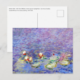 Postal Claude Monet - Water Lilies