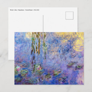 Postal Claude Monet - Water Lilies