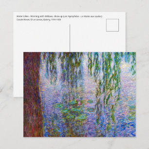Postal Claude Monet - Water Lilies