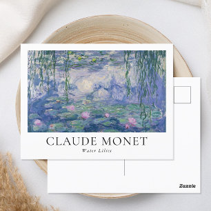 Postal Claude Monet Water Lilies