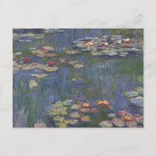 Postal Claude Monet - Water Lilies