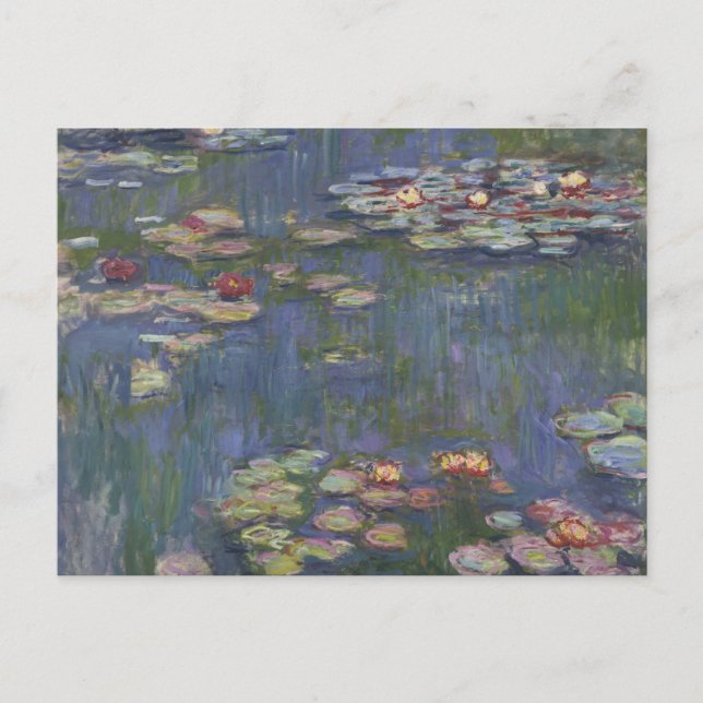 Postal Claude Monet - Water Lilies (Anverso)