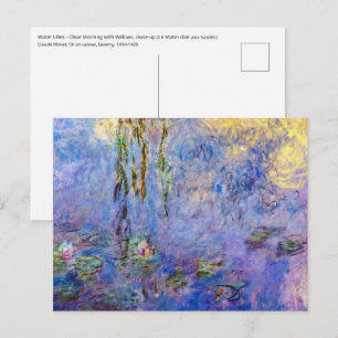 Postal Claude Monet - Water Lilies