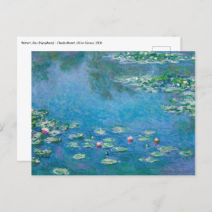 Postal Claude Monet - Water Lilies 1906