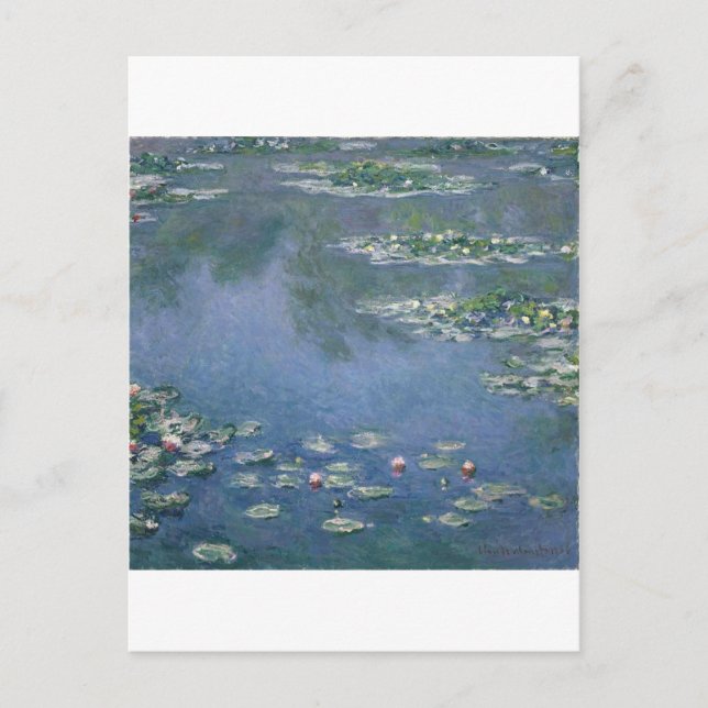 Postal Claude Monet - Water Lilies - 1906 Ryerson (Anverso)